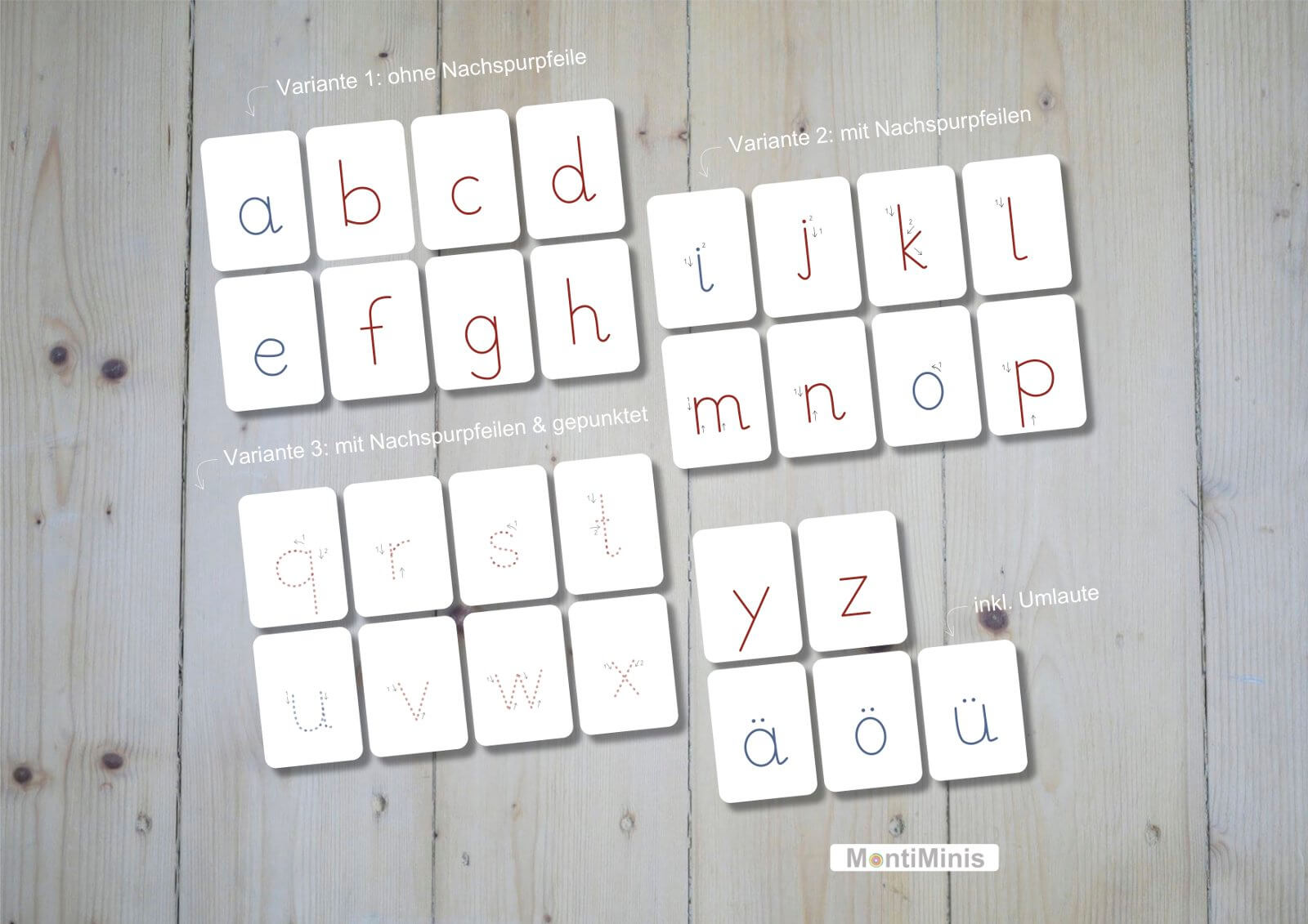 ABC-Lernkarten-Flashcards-Kleinbuchstaben-Montessori-MontiMinis